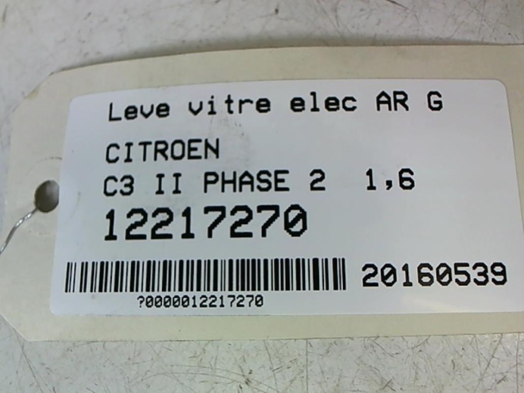 Alzacristalli elettrico posteriore sinistro CITROEN C3 2 PHASE 1 Diésel - 1
