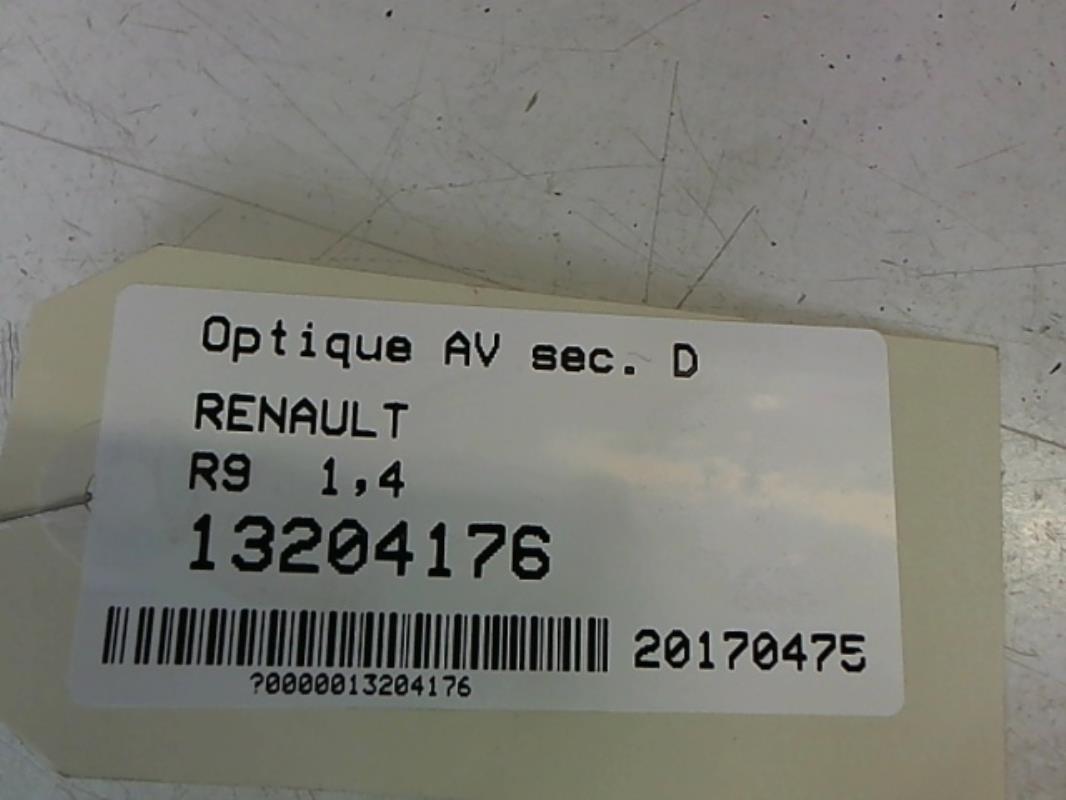 Gruppo ottico anteriore secondario destro (luci)(freccia) RENAULT R9 Gasolina - 1