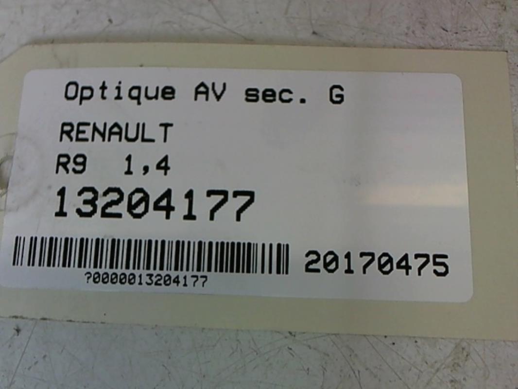 Gruppo ottico anteriore secondario sinistro (luci)(freccia) RENAULT R9 Gasolina - 1