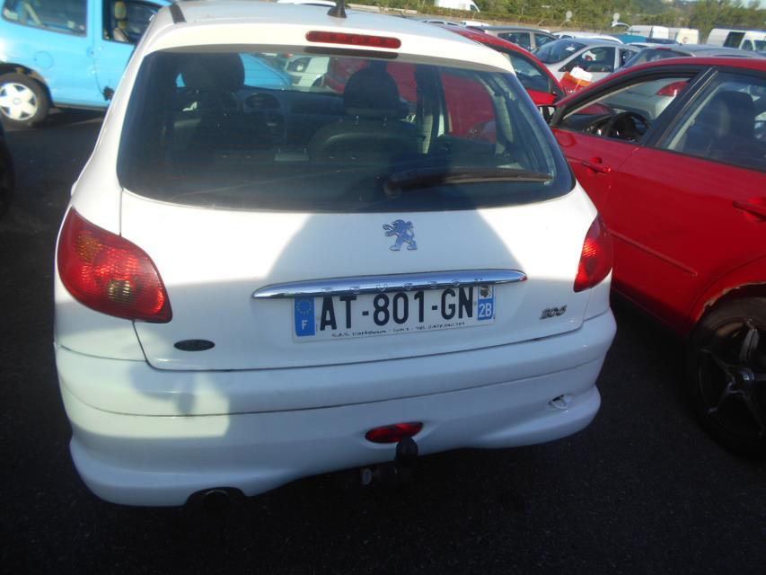 Cintura di sicurezza posteriore destra PEUGEOT 206 PHASE 1 Diésel - 1