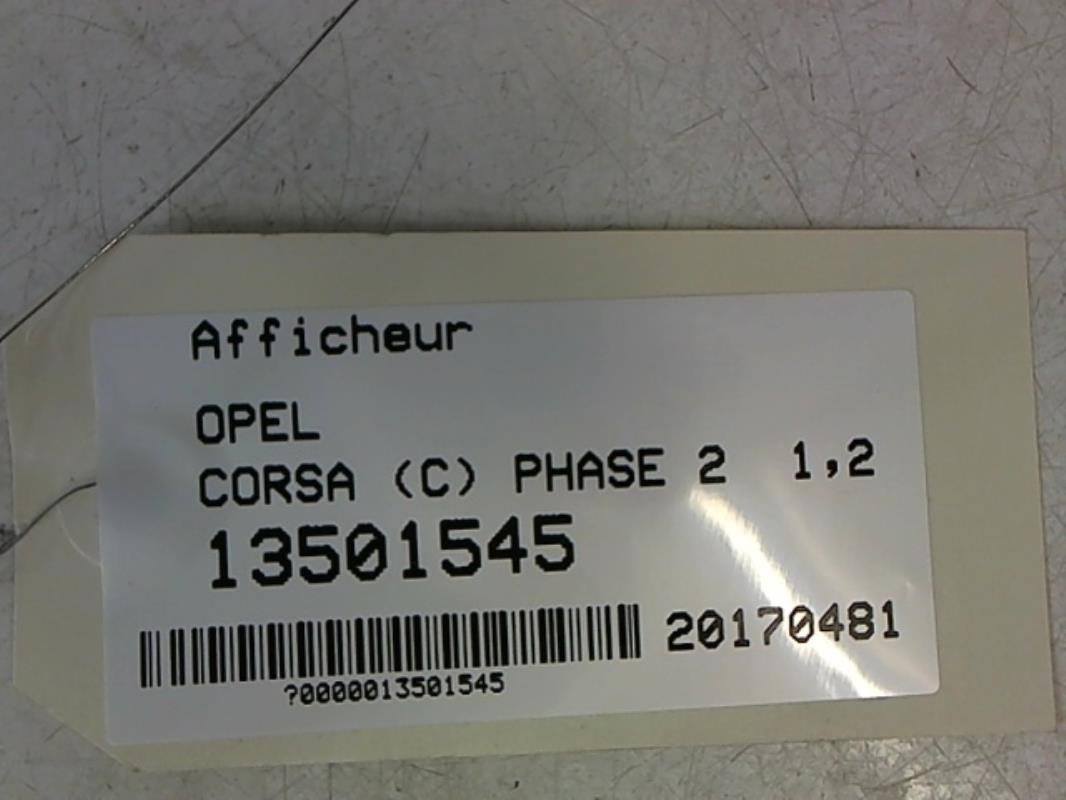 Afficheur OPEL CORSA C PHASE 2 Essence - 1