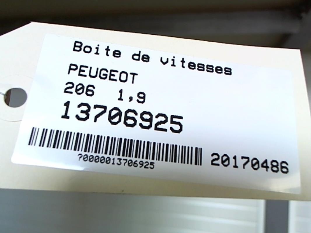 Image Boite de vitesses - PEUGEOT 206