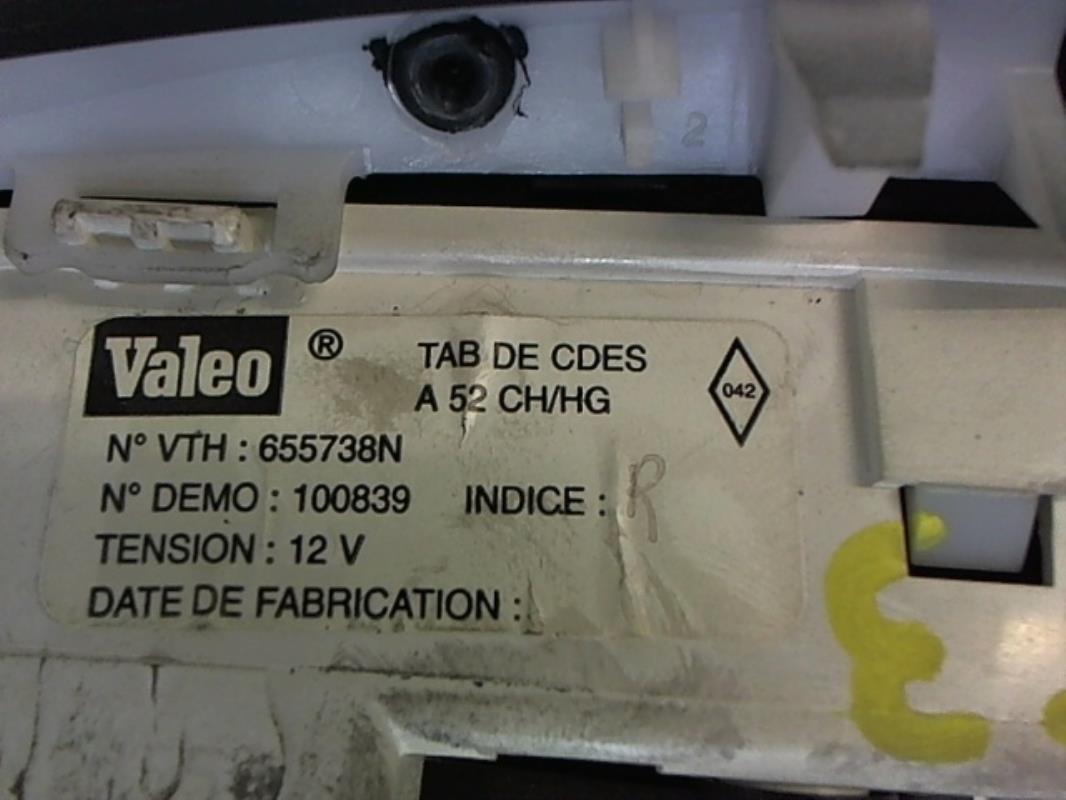 Image Commande chauffage - RENAULT MEGANE 1