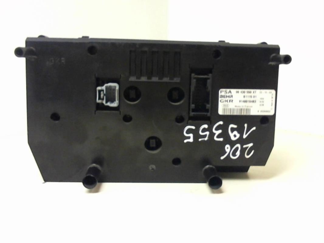 Commande chauffage PEUGEOT 206 PHASE 1 Diesel - 1