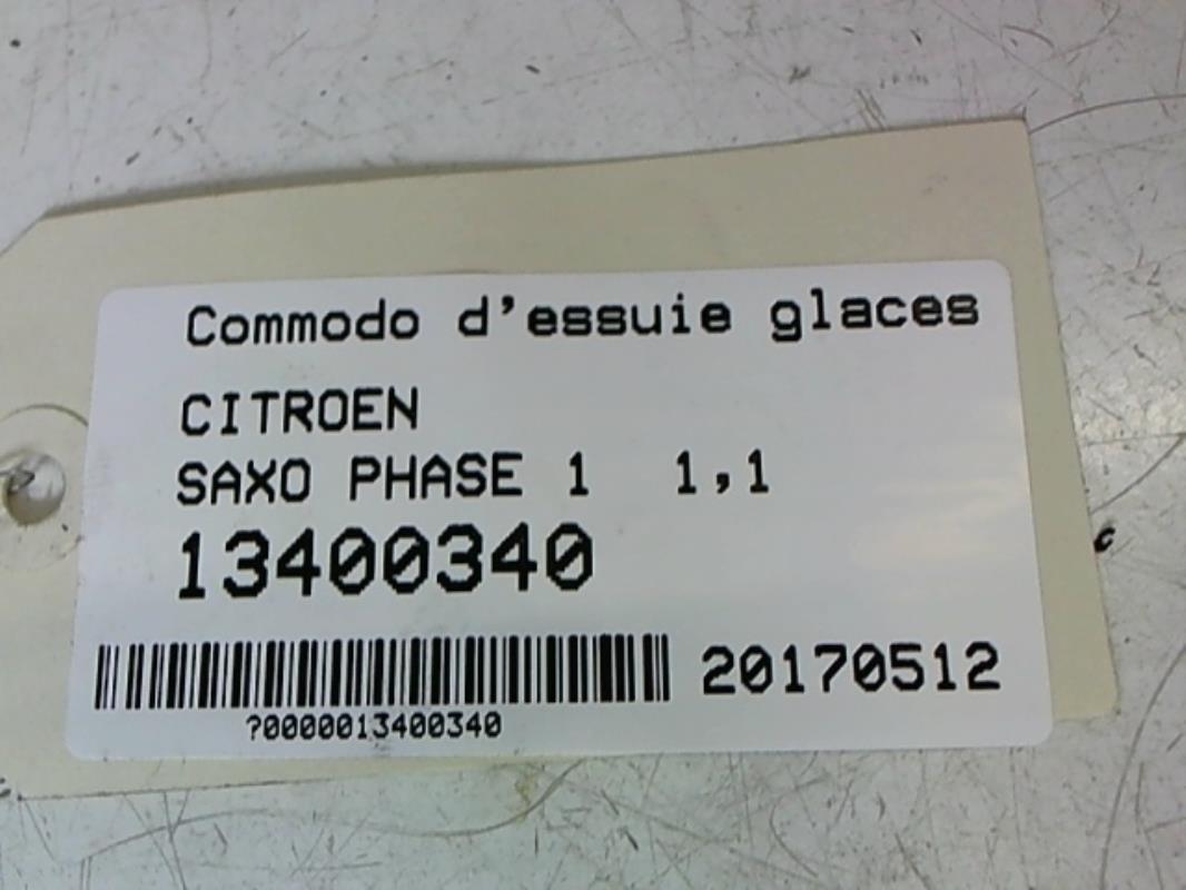 Commodo d'essuie glaces CITROEN SAXO PHASE 1 Essence Commodo d'essuie glaces CITROEN SAXO PHASE 1 Essence