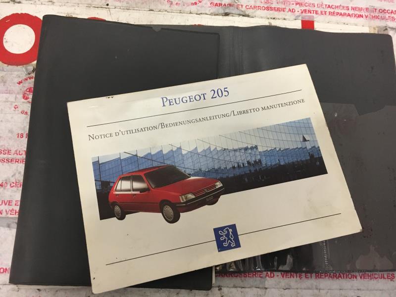 Manuale di istruzioni PEUGEOT 205 PHASE 2  - 1