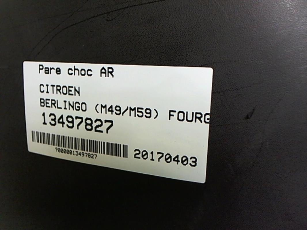 Image Pare choc arriere - CITROEN BERLINGO 1