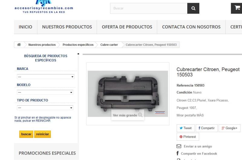 Cache sous moteur CITROEN XSARA  - 1