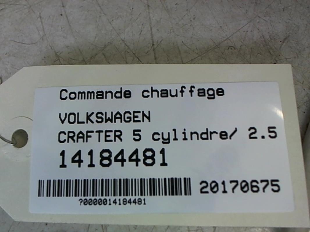 Commande chauffage VOLKSWAGEN CRAFTER 1 Diesel - 1