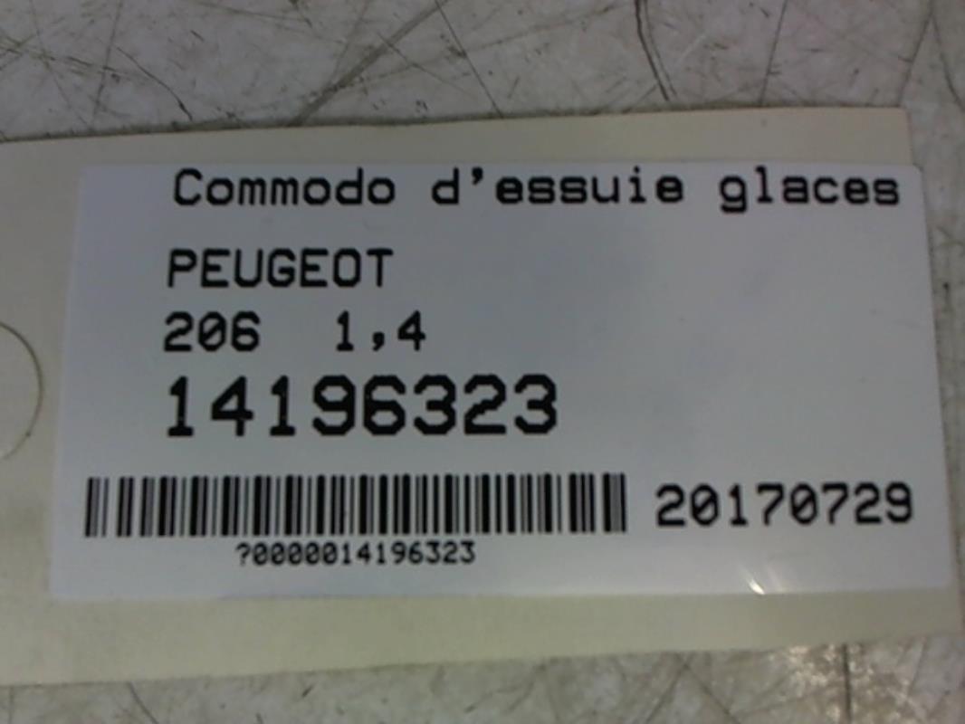 Image Commodo d'essuie glaces - PEUGEOT 206