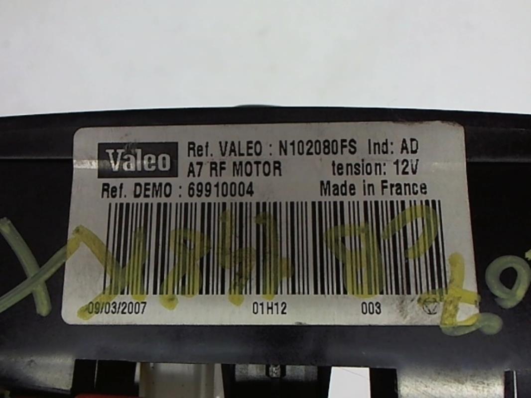 Image Commande chauffage - PEUGEOT 207