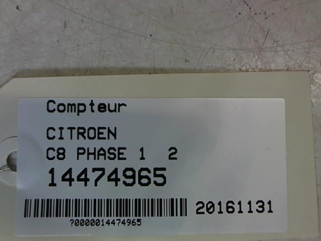 Compteur CITROEN C8 Essence - 1
