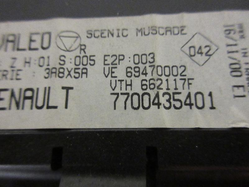 Commande chauffage RENAULT SCENIC 1 PHASE 2 Diesel - 1