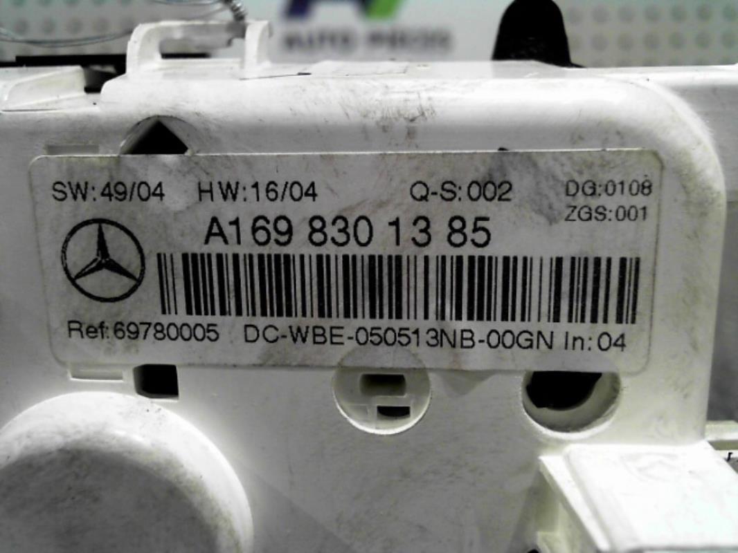 Commande chauffage MERCEDES CLASSE A 169 PHASE 1 Diesel - 1