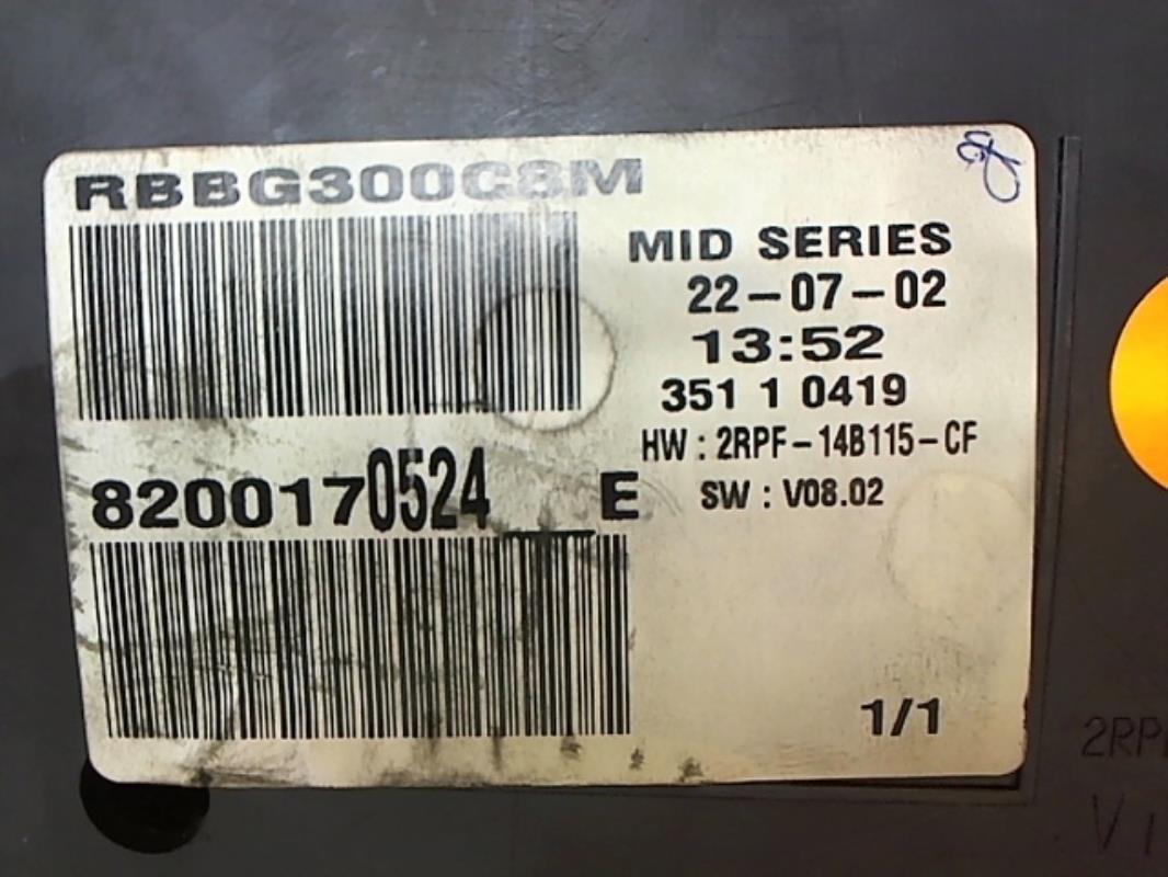 Image Compteur - RENAULT MEGANE 2