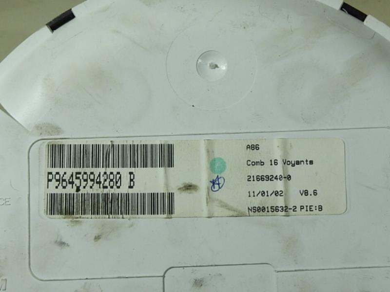 Compteur CITROEN C3 1 PHASE 1 Essence - 1