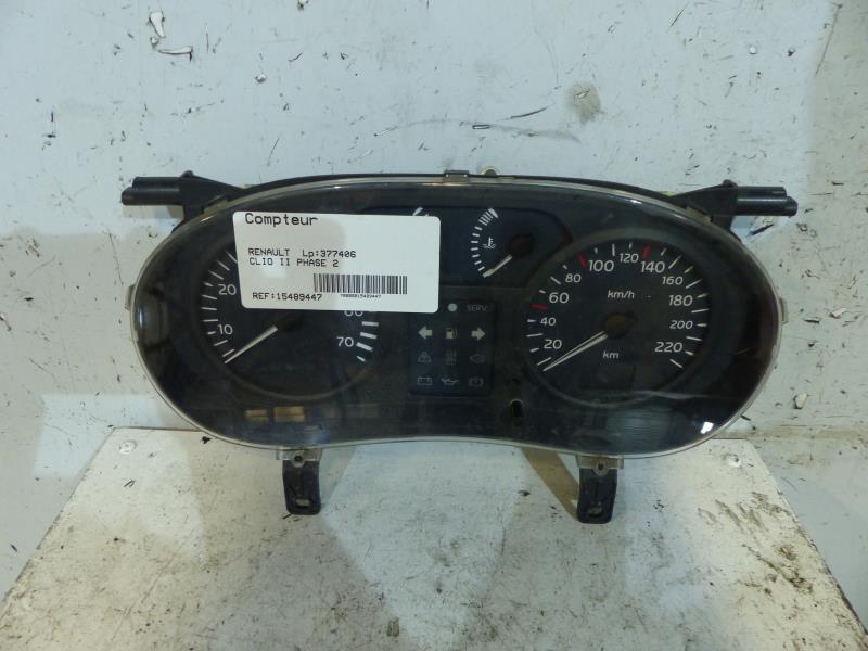 Compteur RENAULT CLIO 2 PHASE 2 Diesel - 1