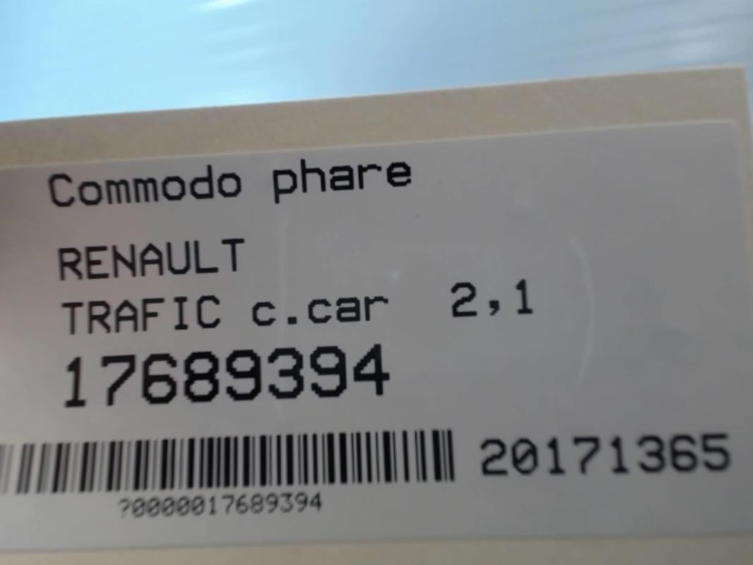 Image Commodo phare - RENAULT TRAFIC 1