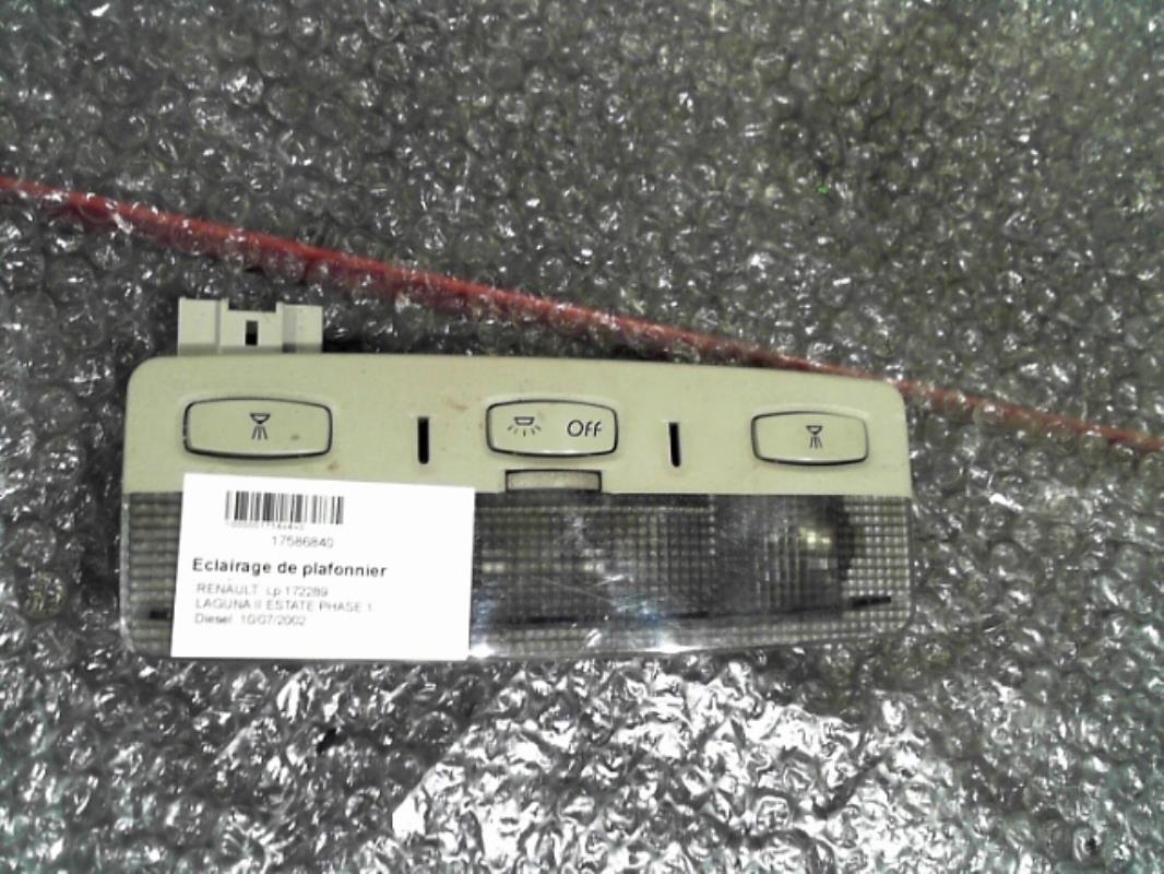 Eclairage de plafonnier RENAULT LAGUNA 2 PHASE 1 BREAK Diesel - 1