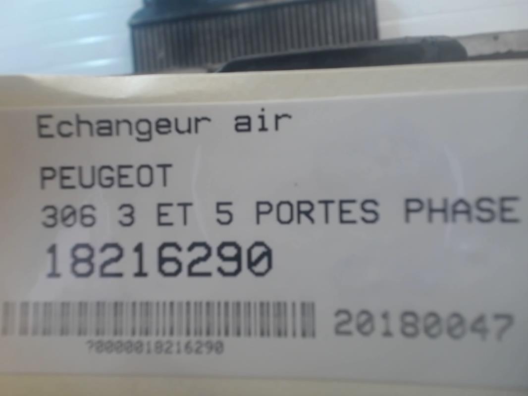 Image Echangeur air (Intercooler) - PEUGEOT 306