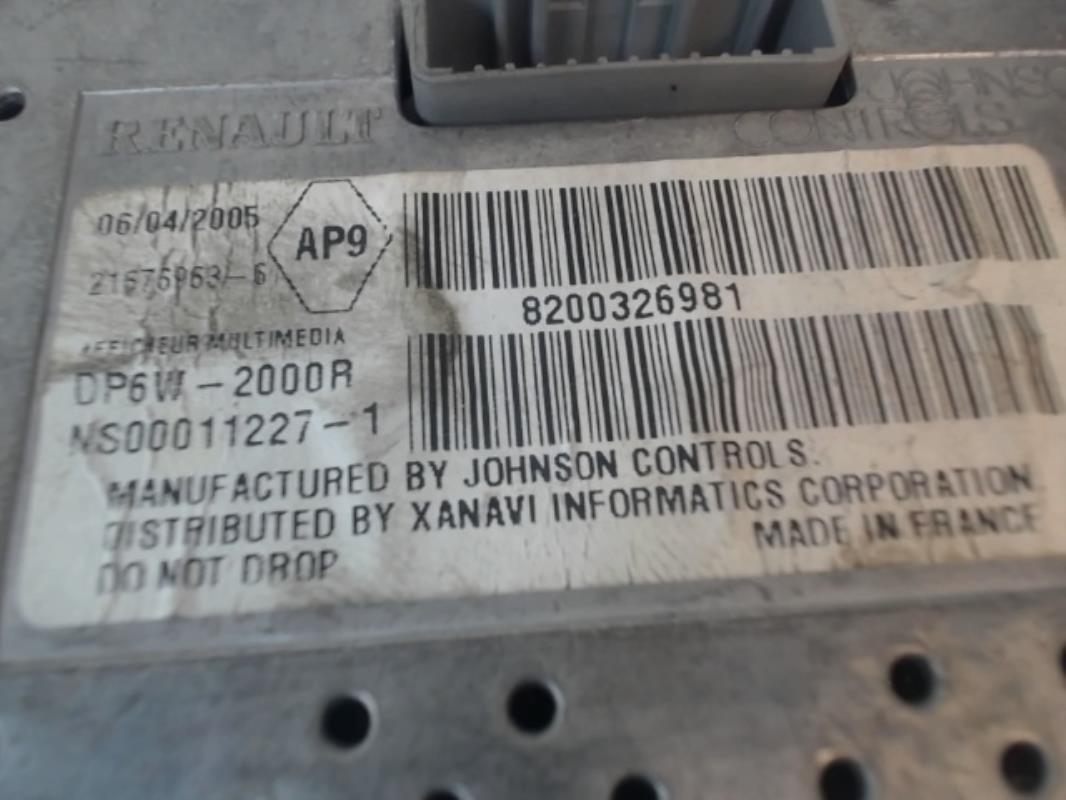 Image Ecran GPS - RENAULT LAGUNA 2