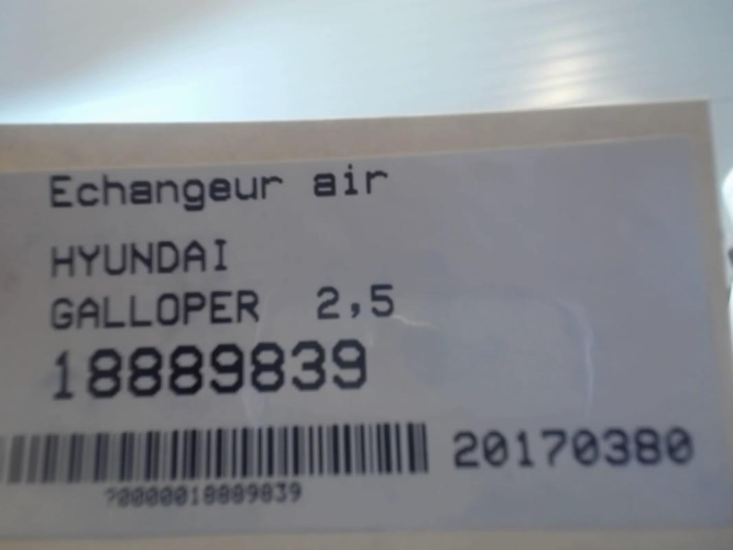 Image Echangeur air (Intercooler) - HYUNDAI GALLOPER