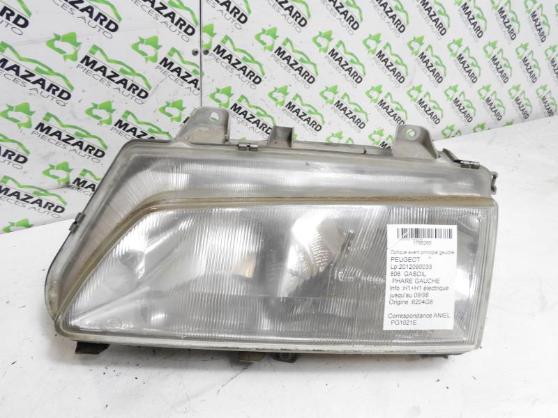 Gruppo ottico anteriore principale sinistro (luci)(faro) PEUGEOT 806 Diésel - 1