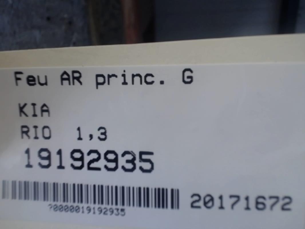 Image Feu arriere principal gauche (feux) - KIA RIO 1