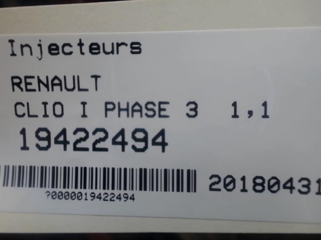 Image Injecteurs - RENAULT CLIO 1