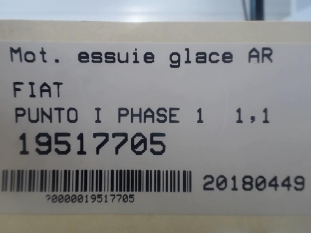 Image Moteur essuie glace arriere - FIAT PUNTO 1