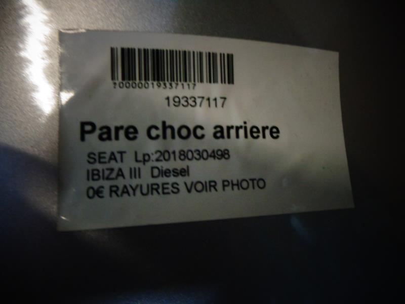 Paraurti posteriore SEAT IBIZA 3 PHASE 1 Diésel - 1