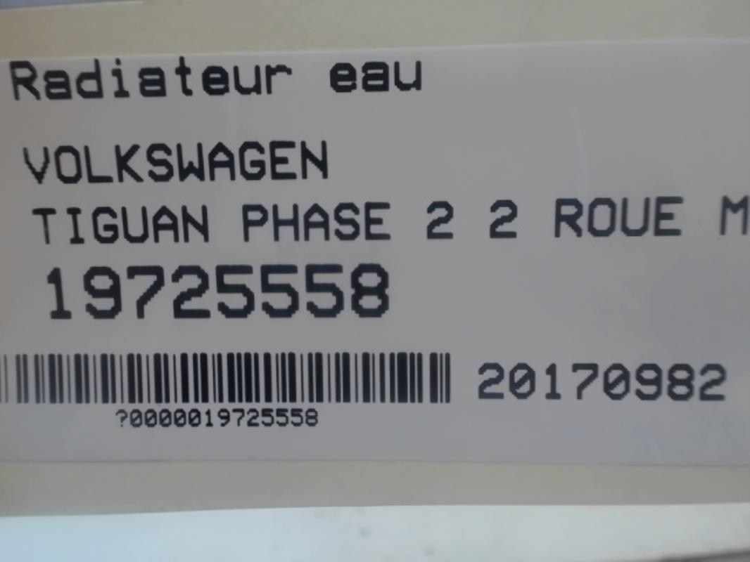 Radiatore acqua VOLKSWAGEN TIGUAN 1 PHASE 2 Diésel - 1