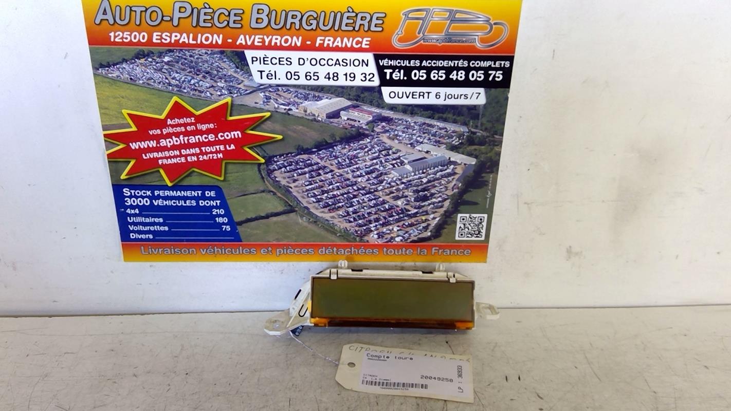 Compte tours CITROEN C4 1 PHASE 1 COUPE Diesel - 1