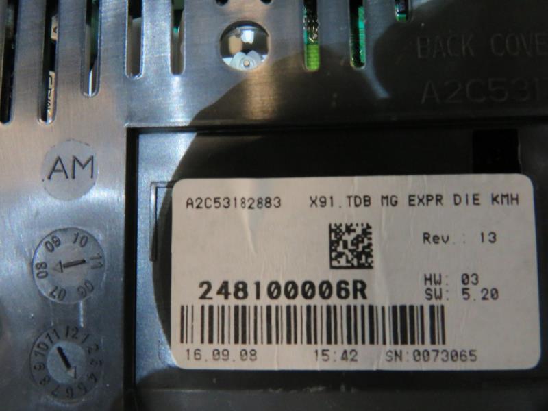 Compteur RENAULT LAGUNA 3 PHASE 1 Diesel - 1