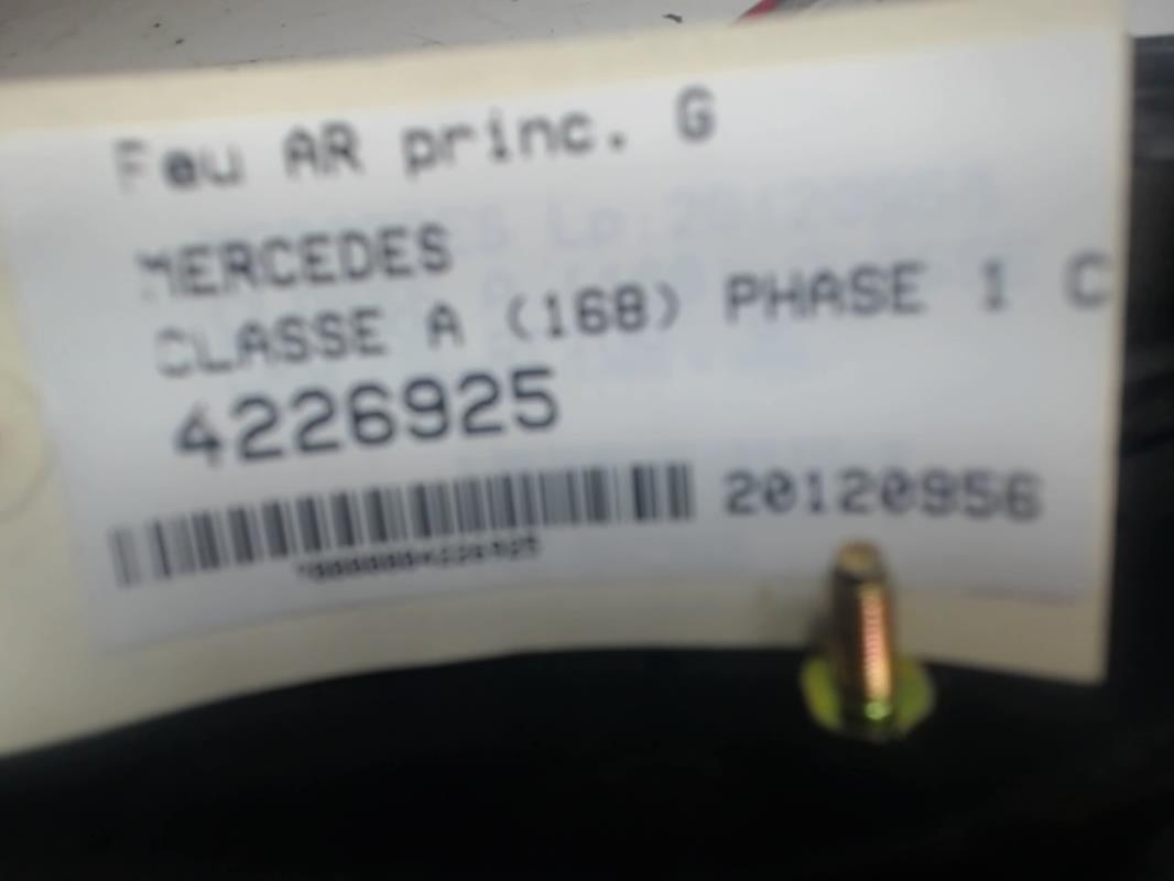 Fanale posteriore principale sinistro (luci) MERCEDES CLASSE A 168 PHASE 1 Gasolina - 1