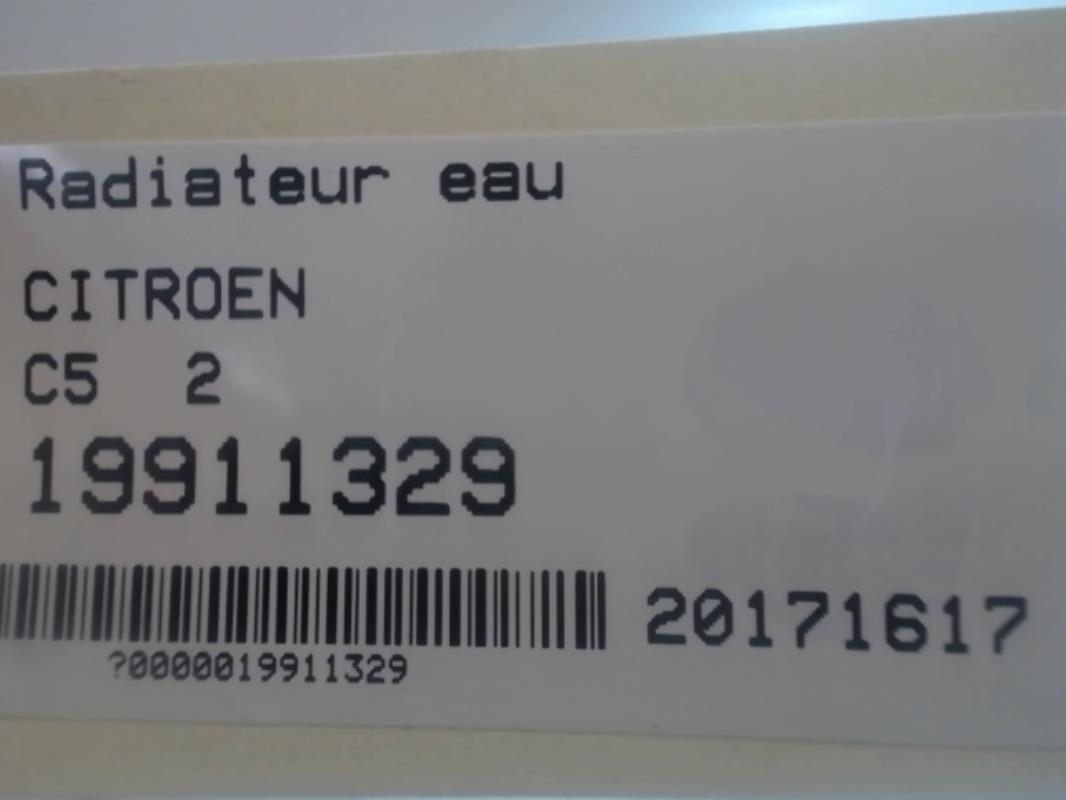 Radiateur eau CITROEN C5 1 PHASE 1 Diesel - 1