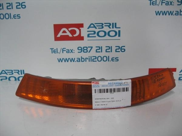 Ripetitore lampeggiante anteriore sinistro (Luci) Renault TRAFIC II Furgón (FL) 1.9 dCi 100  - 1