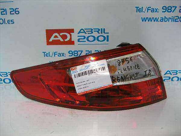 Fanale posteriore principale sinistro (luci) Renault Fluence 1.5 dCi  - 1