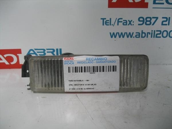 Fendinebbia sinistro (luce) Opel Senator B 3.0 24V  - 1