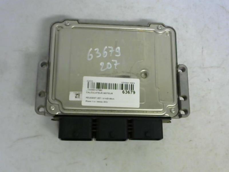 Calculateur Moteur BOSCH Pour Peugeot 207 1.6 HDI - Référence 9674244680 / 0281015848, Occasion