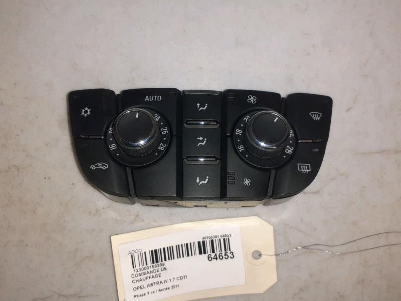 Commande chauffage OPEL ASTRA 4 J Diesel - 1