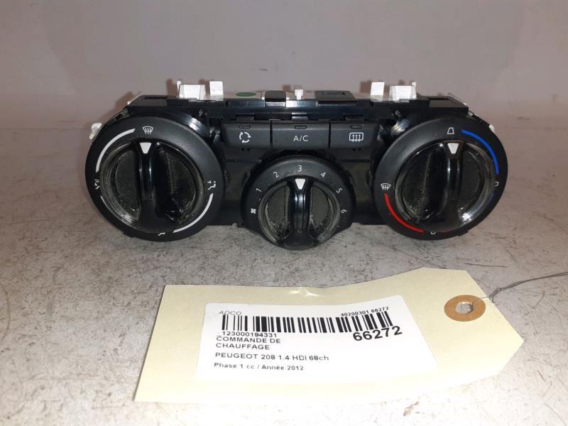 Commande chauffage PEUGEOT 208 1 Diesel - 1