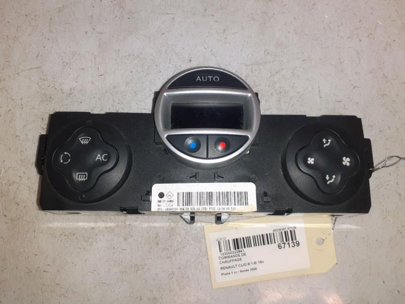 Commande chauffage RENAULT CLIO 3 Essence - 1