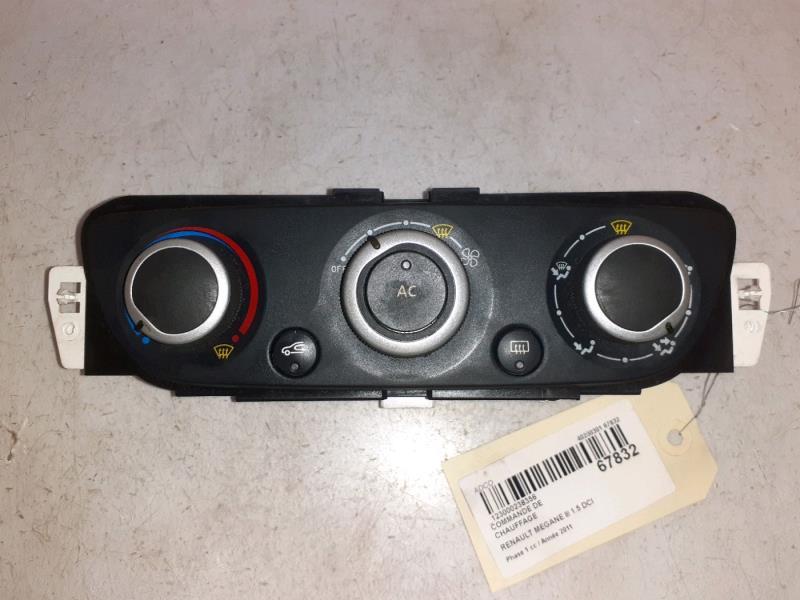 Commande chauffage RENAULT MEGANE 3 Diesel - 1
