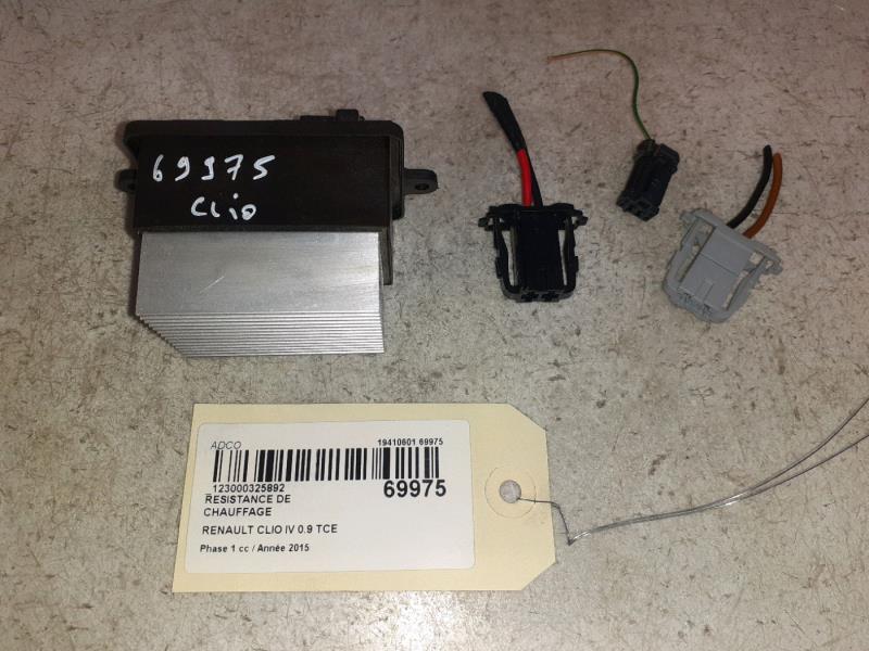 Resistance chauffage RENAULT CLIO 4 Essence - 1