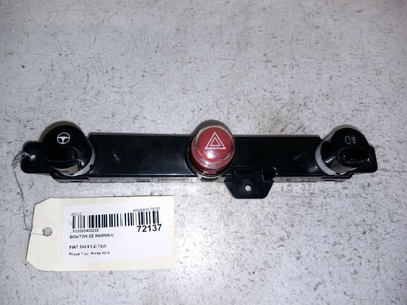 Bouton de warning FIAT 500 2 Diesel - 1