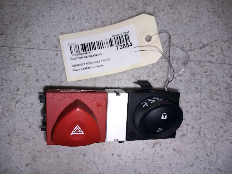 Bouton de warning RENAULT MEGANE 2 Diesel - 1