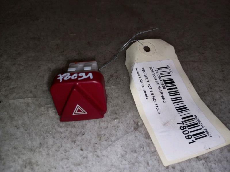 Bouton de warning PEUGEOT 407 SW Diesel - 1