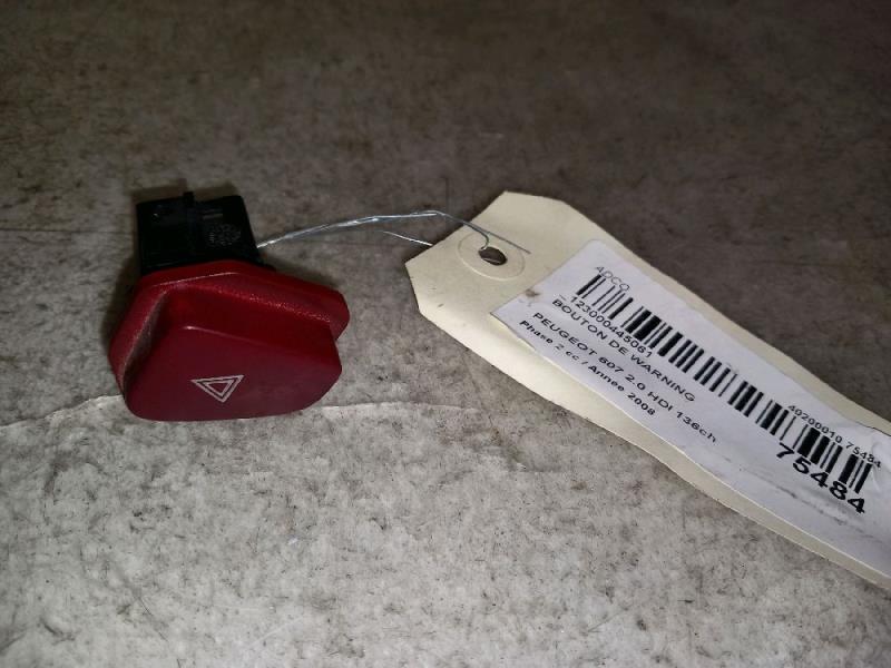 Bouton de warning PEUGEOT 607 Diesel - 1