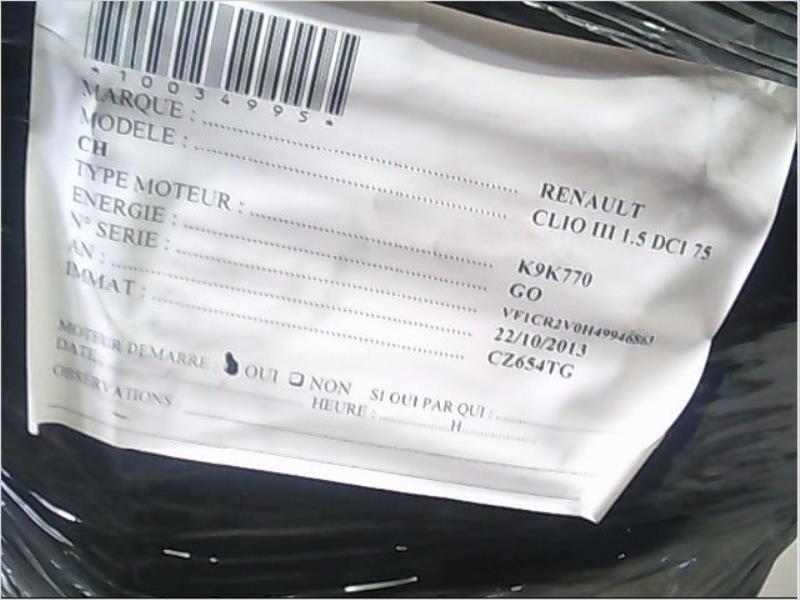 Moteur RENAULT CLIO III Diesel - 1